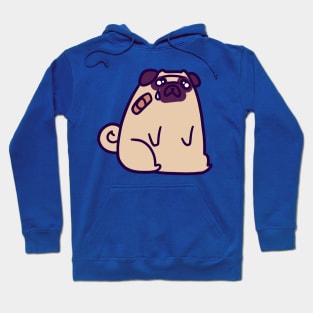 Sad Hurt Pug Hoodie